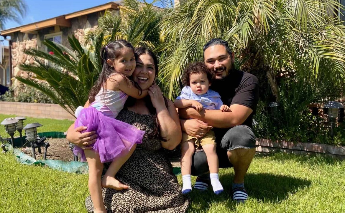 The author, Veronica L. Tapia, with her family